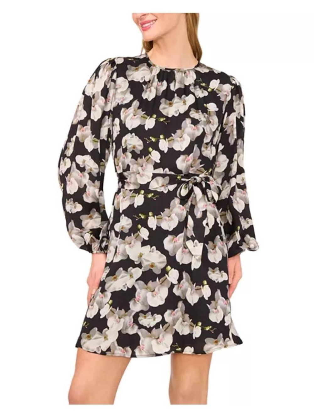 New in Package Ted Baker Orciana Puff Sleeve Belted Mini Dress Size XL